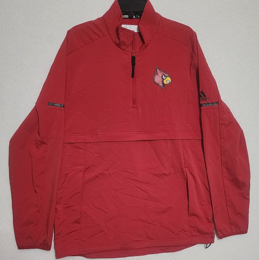 Adidas Men Medium Jacket Cardinal Logo - image 1